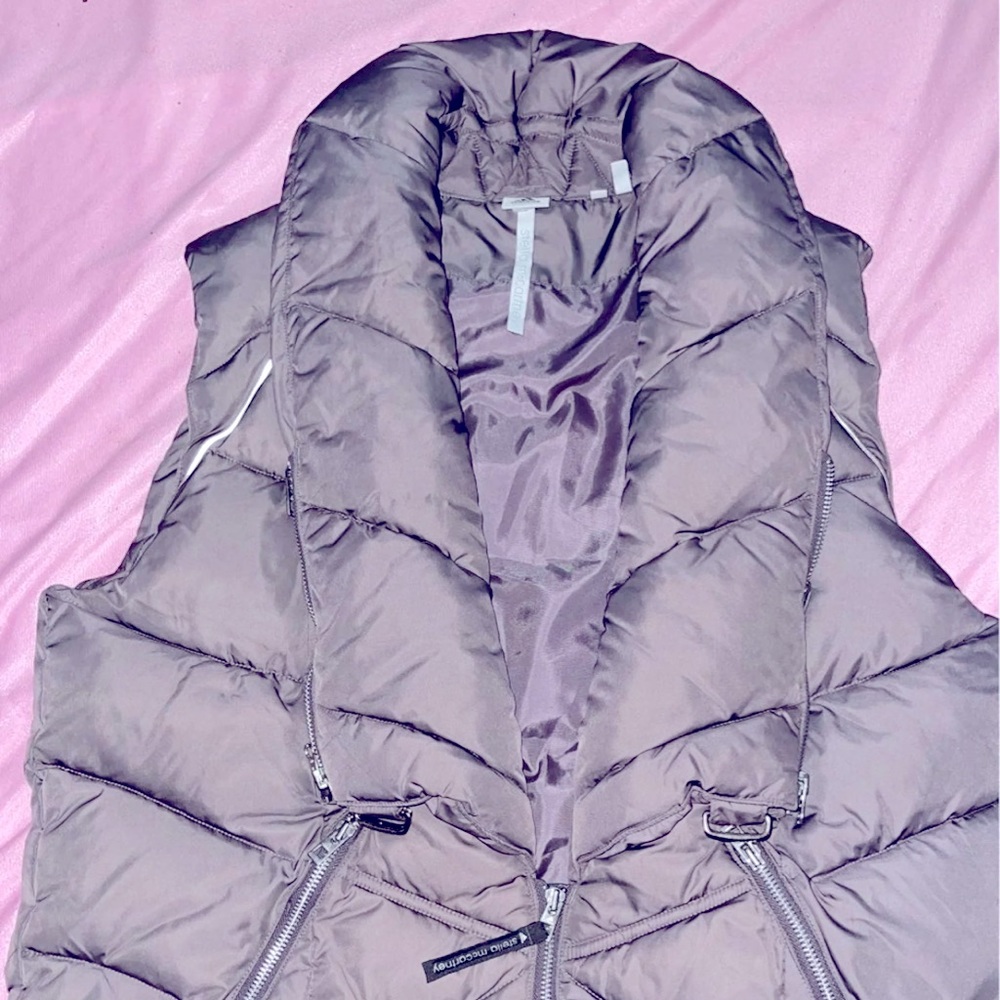 Adidas By Stella McCartney Grey Puffer Vest